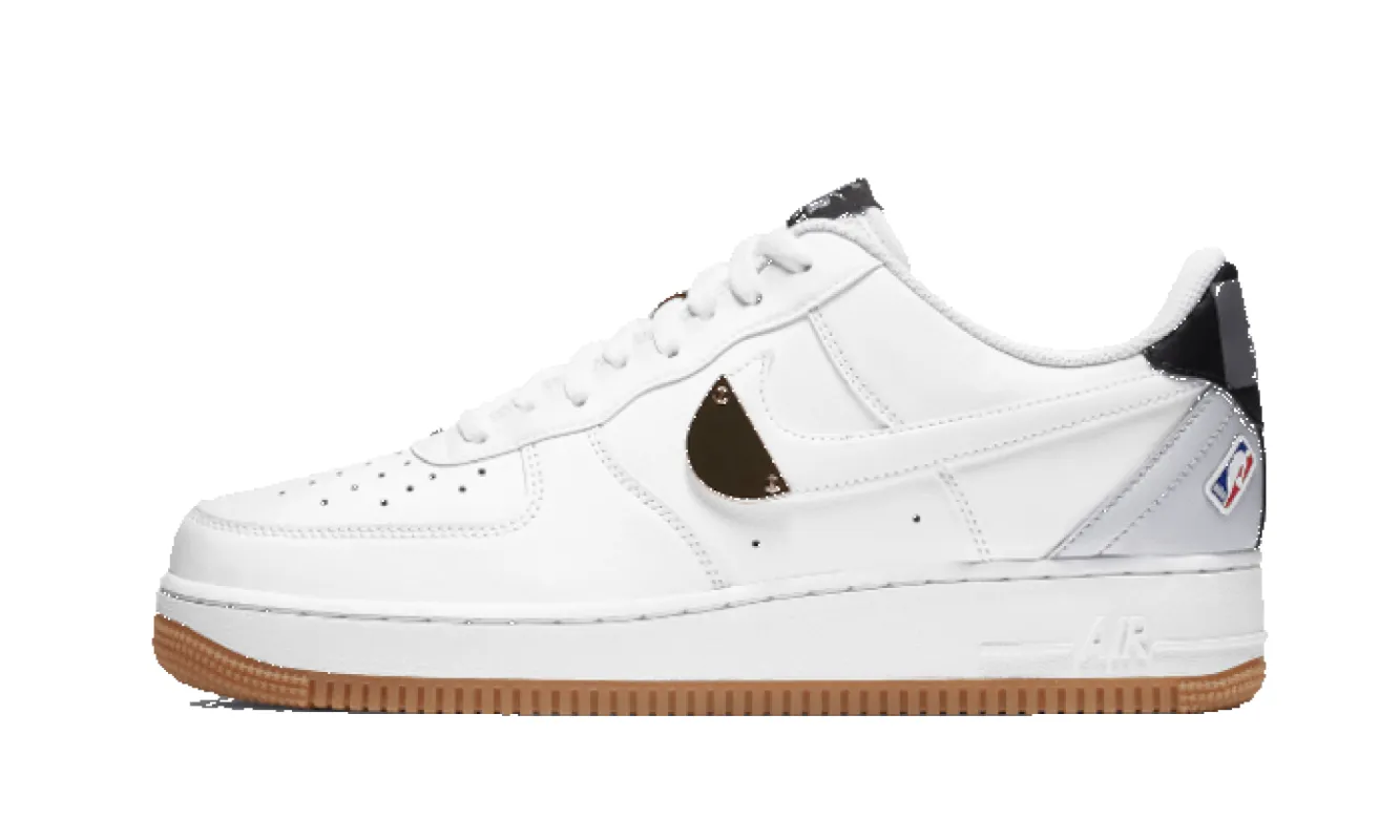 Nike Air Force 1 Low Nba White Grey Gum sold by Addict Sneakers