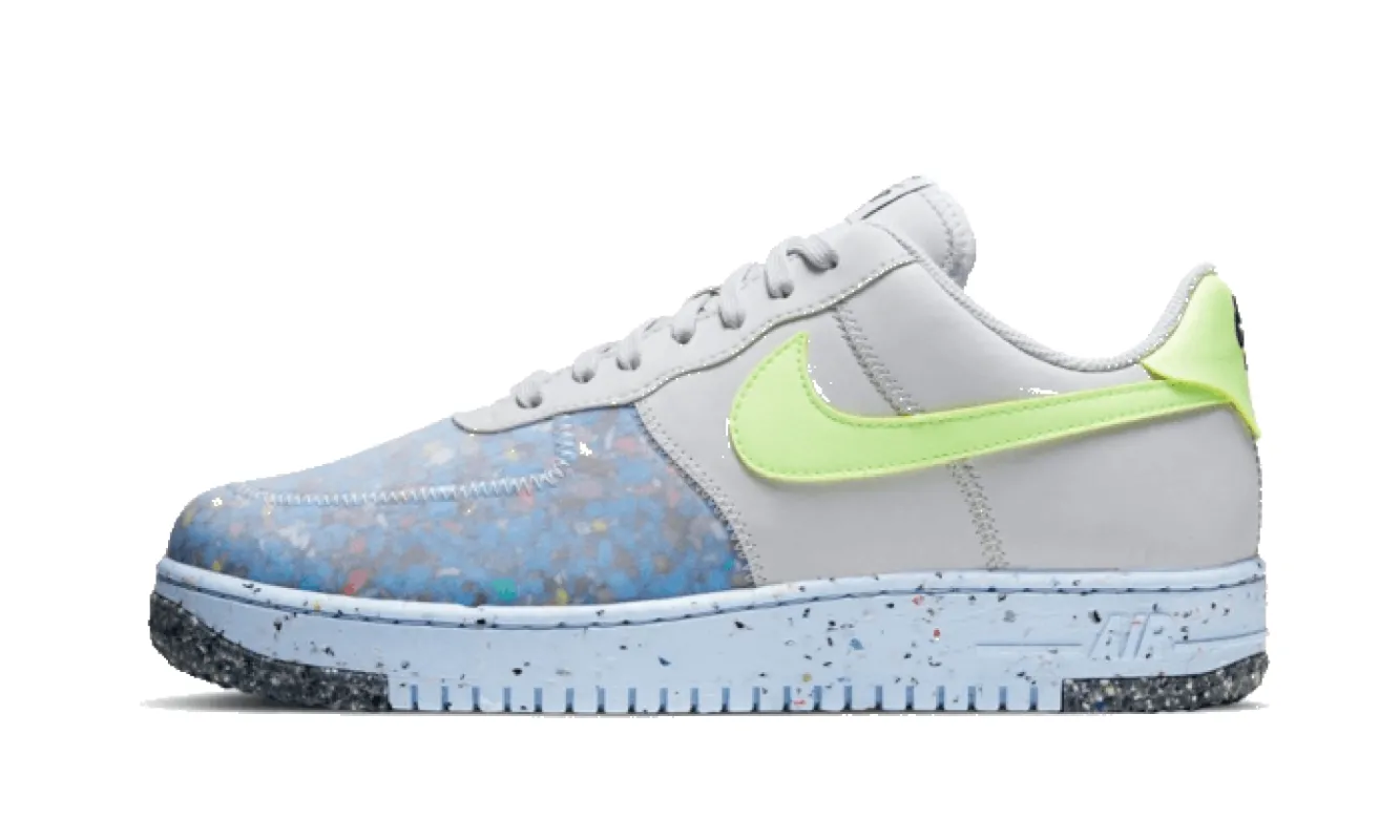 Nike Air Force 1 Low Crater Pure Platinum Barely Volt sold by Addict Sneakers