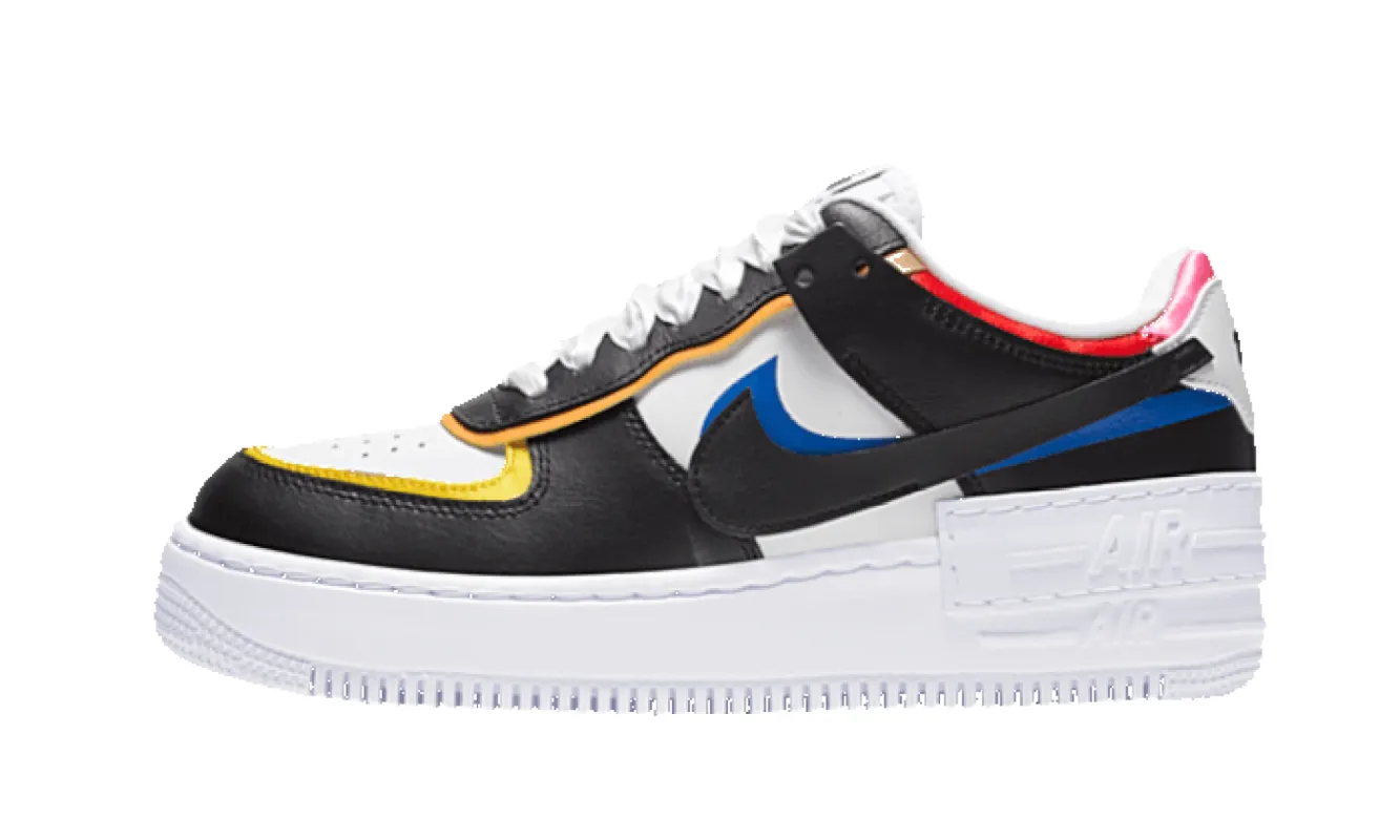 Nike Air Force 1 Shadow White Black Multi sold by Addict Sneakers