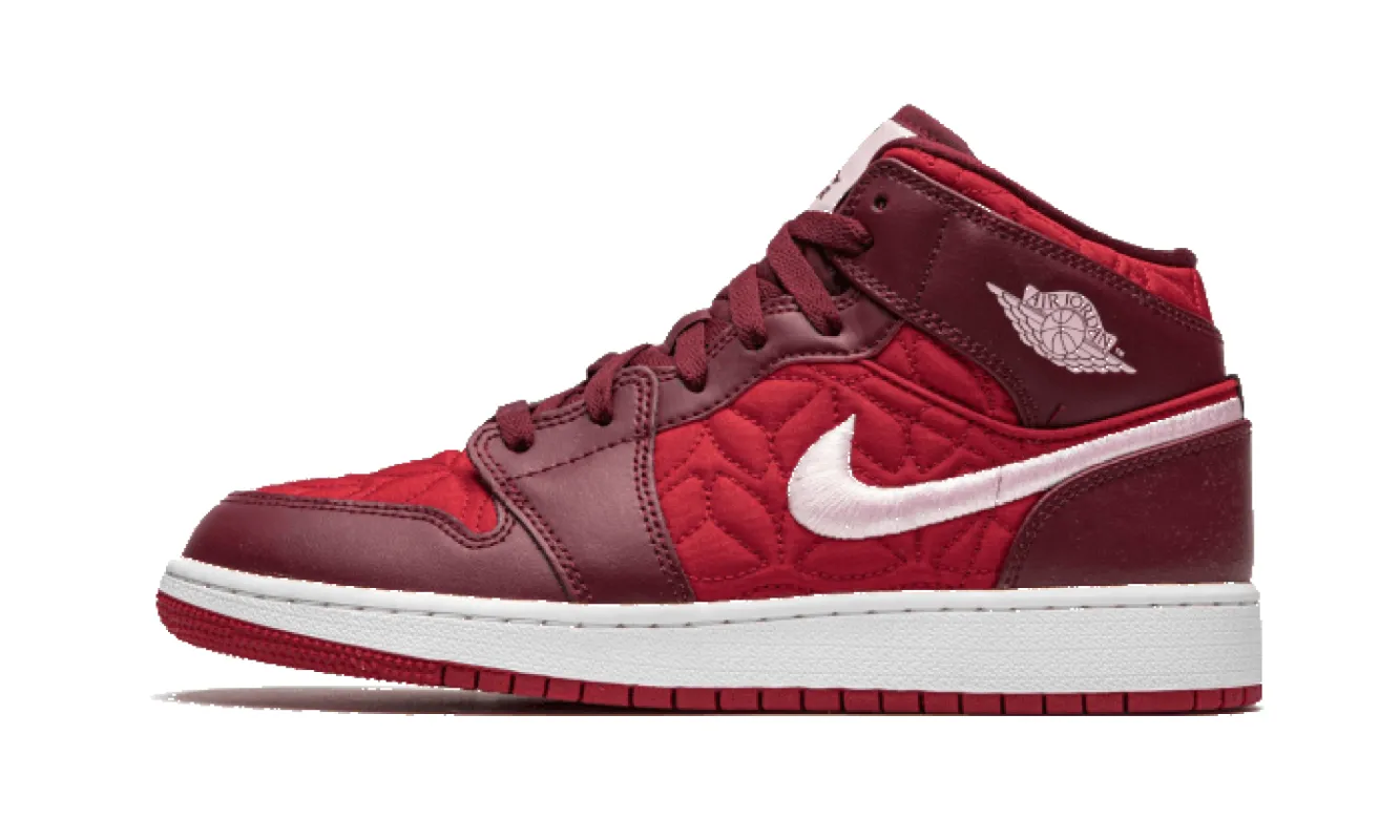 Air Jordan 1 Mid Se Red Quilt sold by Addict Sneakers