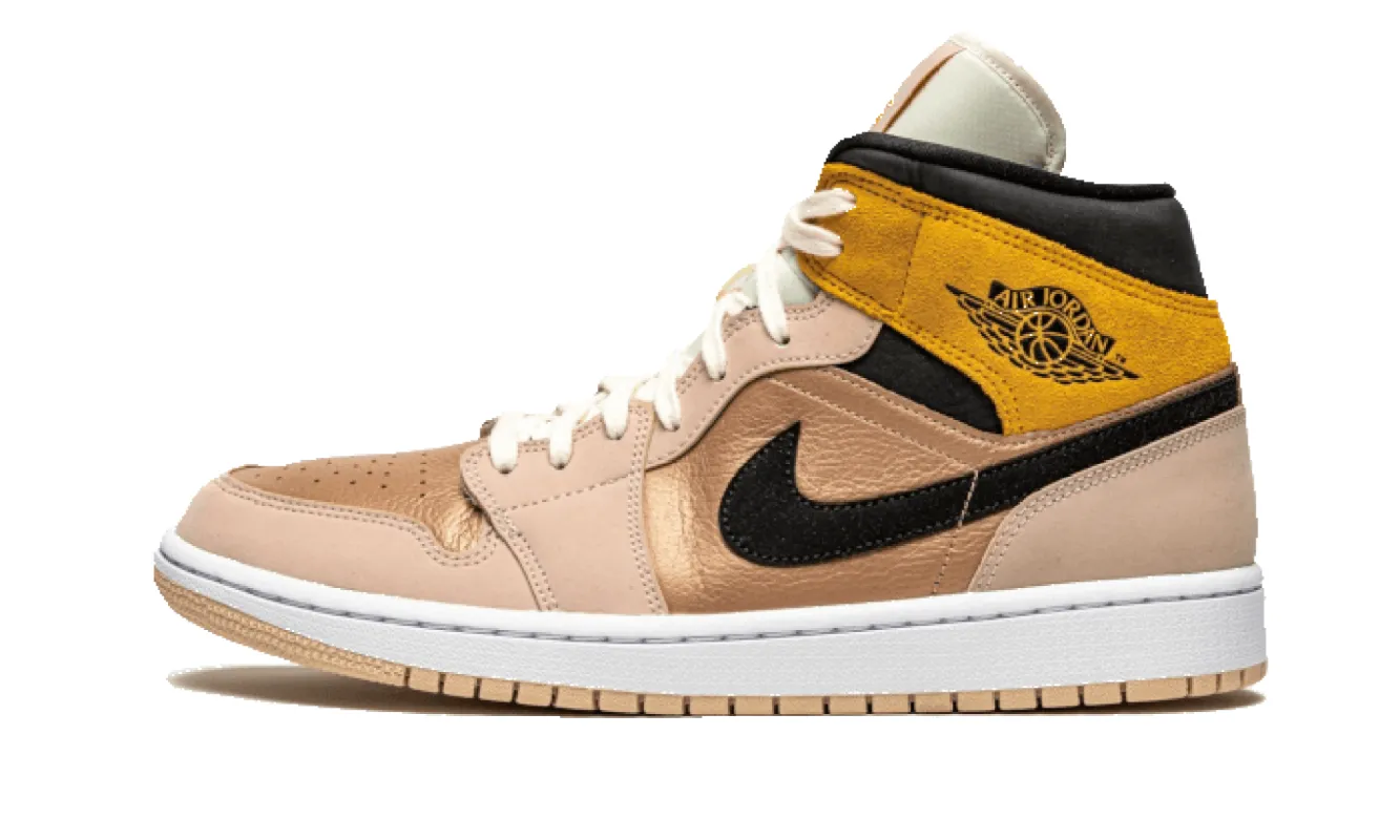 Air Jordan 1 Mid Se Particle Beige sold by Addict Sneakers