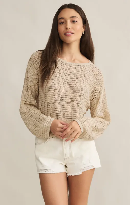 Riviera Crochet Cropped Top sold by Z Supply
