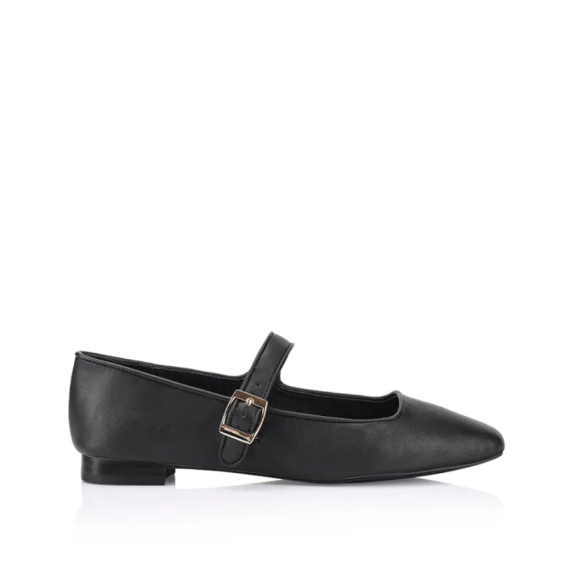 Eden Mary Jane Flats - Black sold by Verali