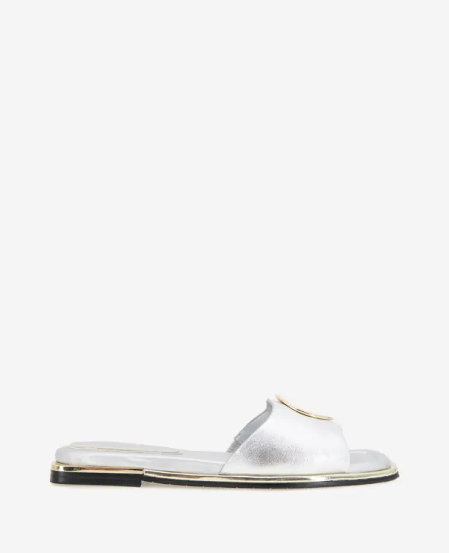 Asher Metallic Metal Ring Sandal sold by Kenneth Cole