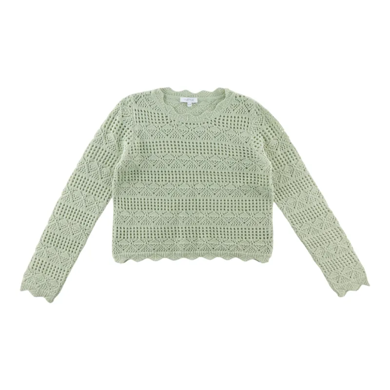 mySTYLE Women's Crochet Sweater sold by Giant Tiger