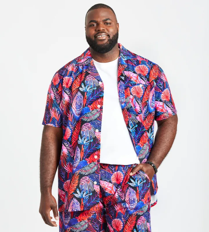 Feather Print Resort Shirt sold by George Richards