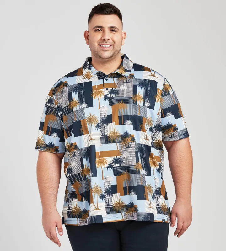 Abstract Palm Print Polo sold by George Richards