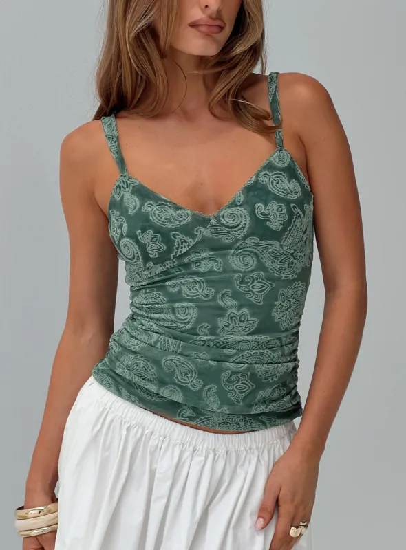 Attention On Me Top Teal sold by Princess Polly