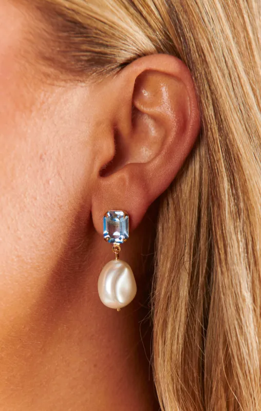 Mumu Weddings x Faithy Jewels Kara Drop Earrings ~ Something Blue sold by Show Me Your MuMu