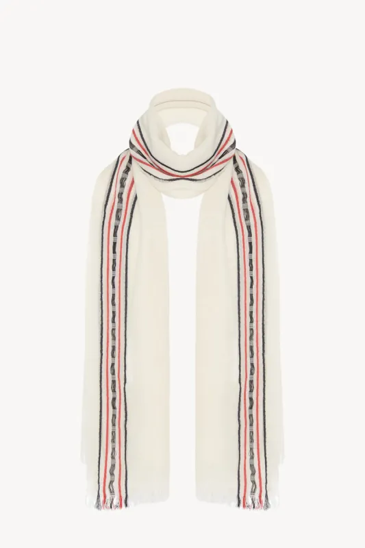 Terela Scarf in Wool and Cashmere sold by The Row