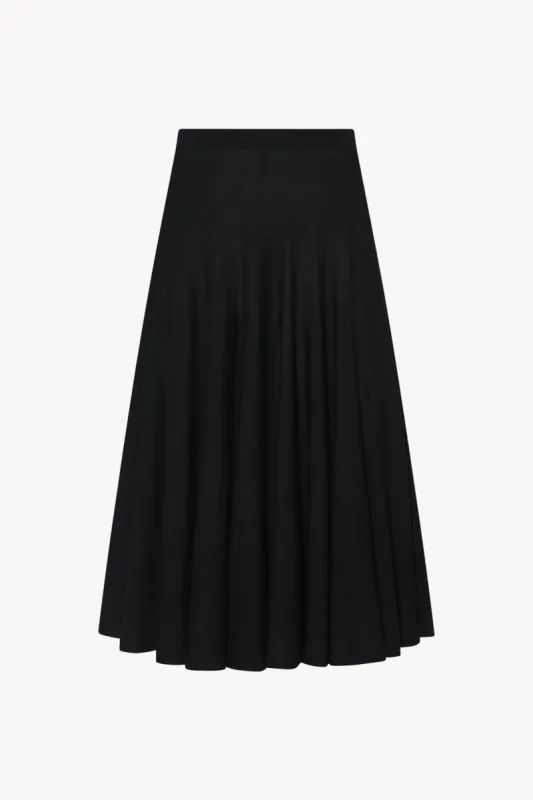 Jaliah Skirt in Cotton and Linen sold by The Row