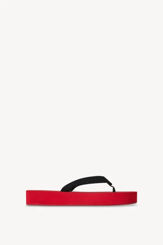 Dune Flatform Sandal in Rubber sold by The Row