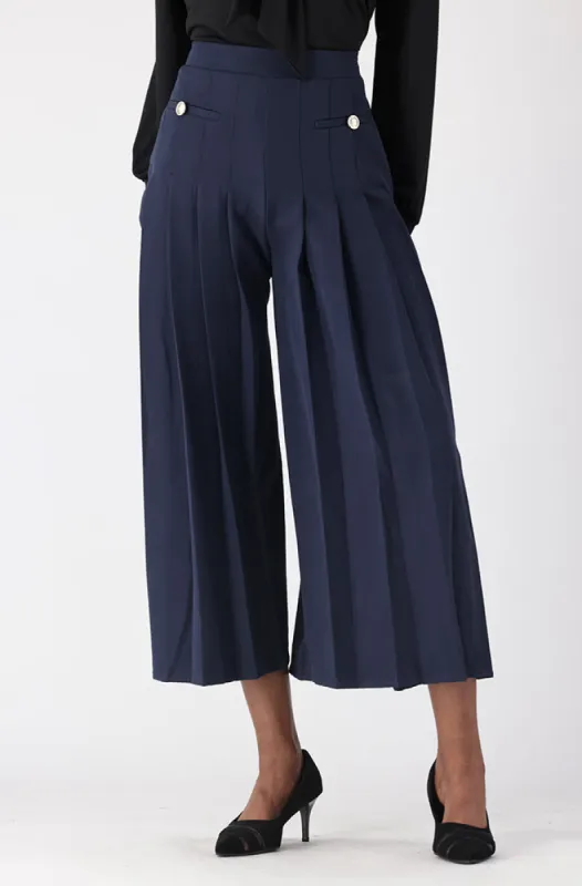Leah Culotte _ 157228 _ Navy sold by Dunns