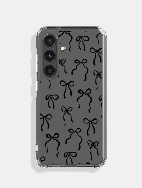 Micro Bows in Black Android Case sold by Skinnydip London