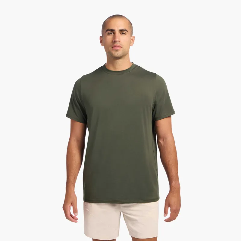 Men's Movement Tee | Darkest Olive sold by nuuds