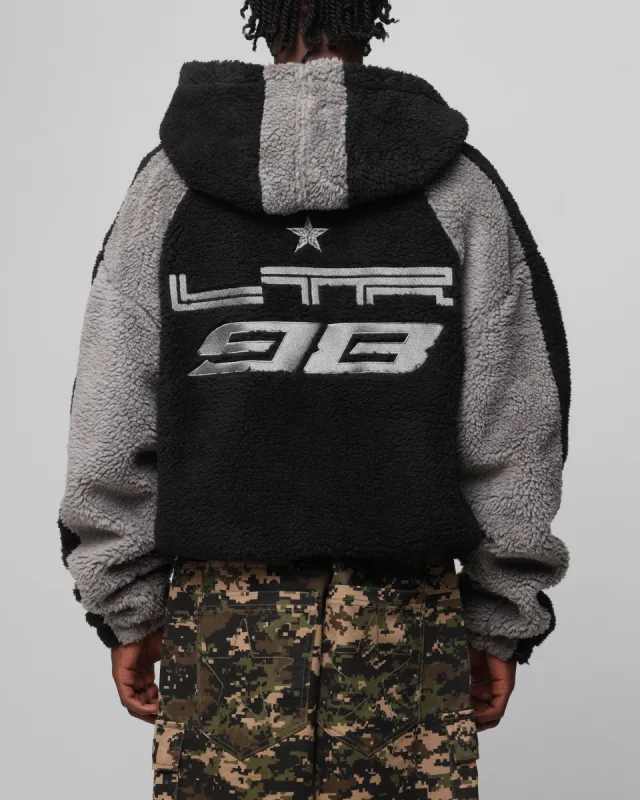 Loiter Speedway Fleece Jacket Black/Grey sold by Culture Kings