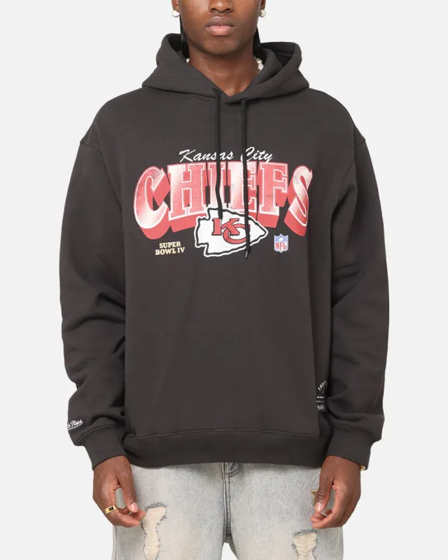 Mitchell & Ness Kansas City Chiefs Arch Hoodie Faded Black sold by Culture Kings
