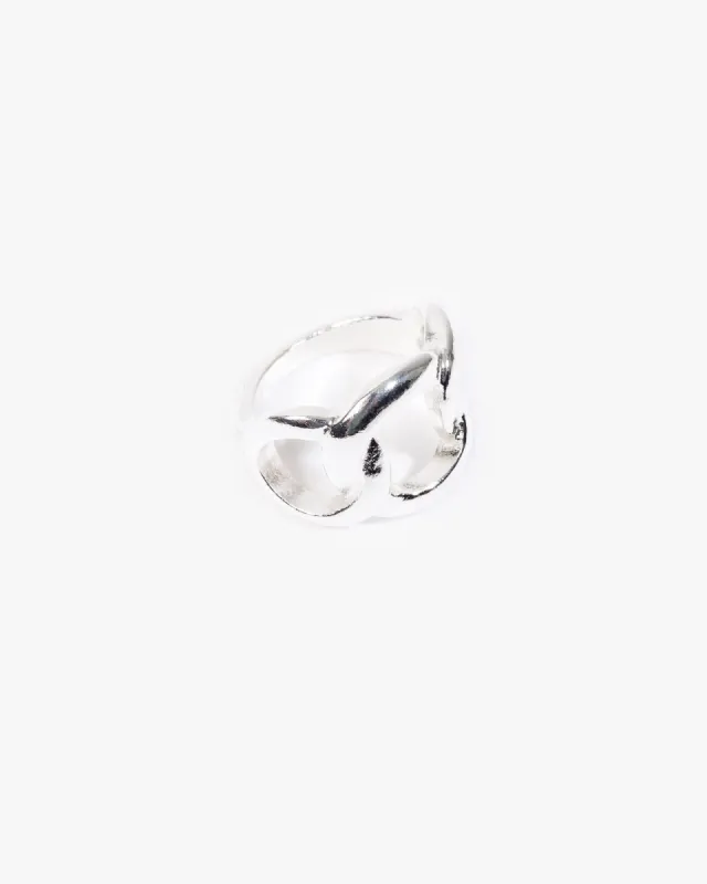 Silver Chain Link Statement Ring sold by Collete Hayman