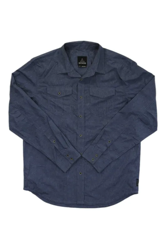 Prana Mens Ascension Long Sleeve Button Up Shirt sold by Out&Back Outdoor