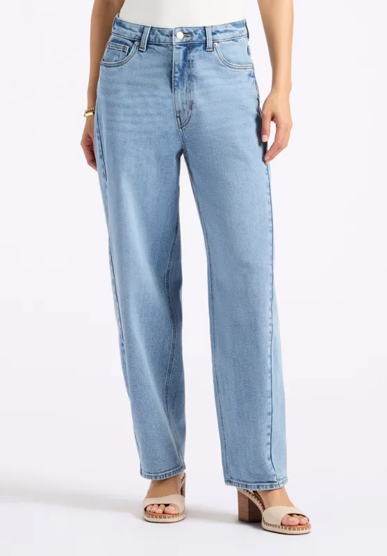 High Rise Barrel Barbara Women's Jeans, Vintage Blue - BL16072 sold by Buffalo Jeans