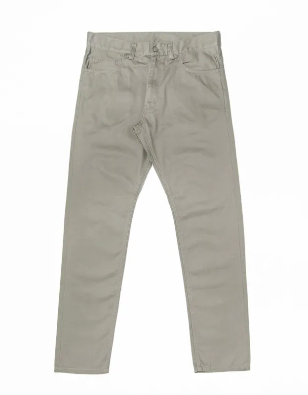 Light Grey 5-Pocket Twill Pant - Trim Fit sold by J. Press