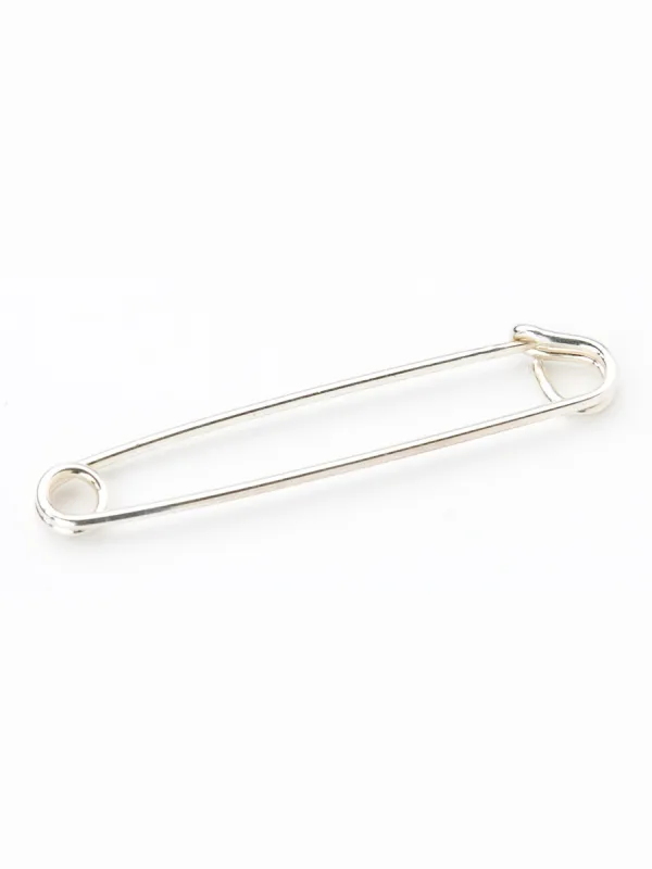Sterling Silver Safety Pin - 2.25" sold by J. Press