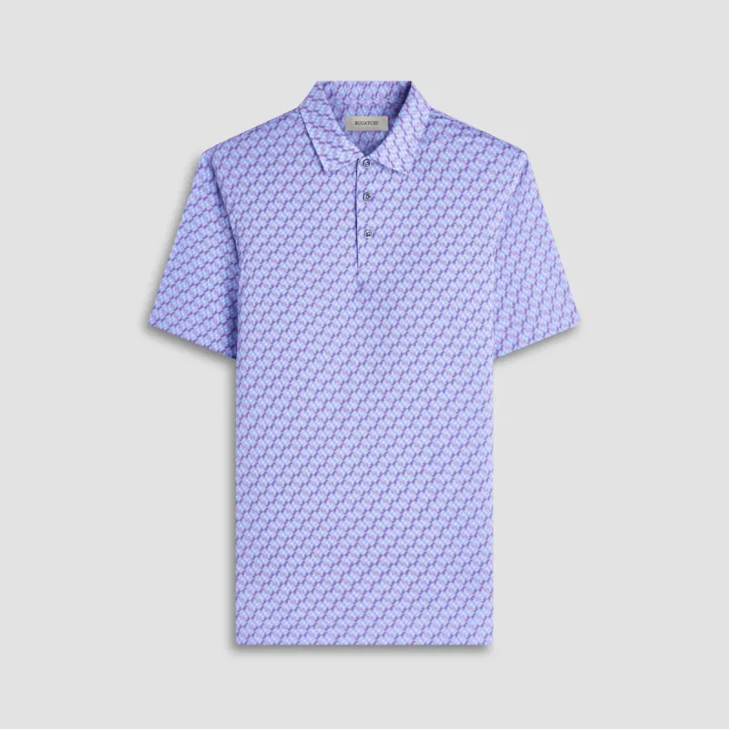 Victor Geometric OoohCotton Polo Shirt sold by Bugatchi