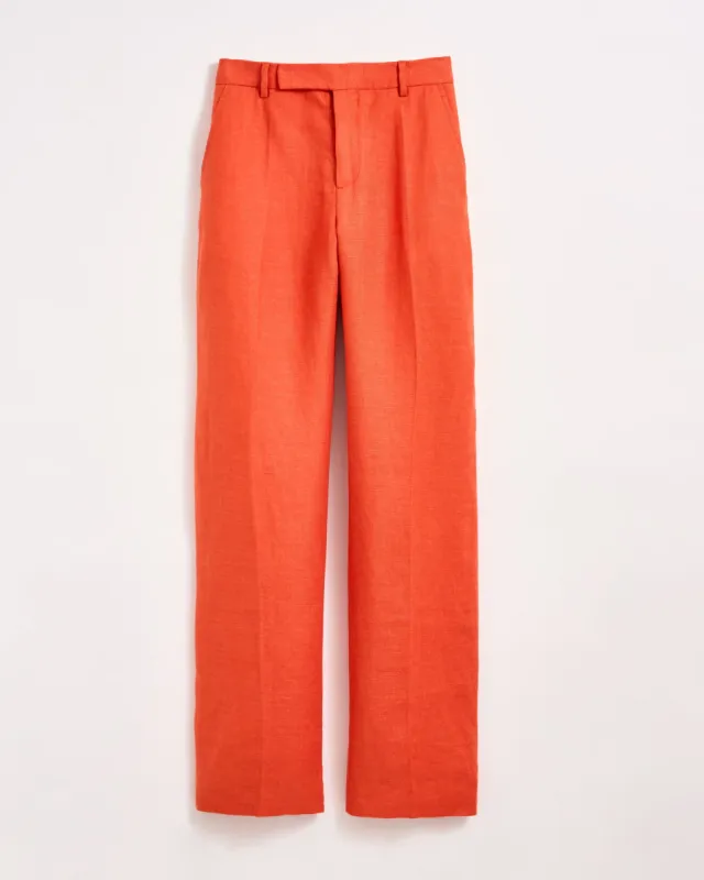 Wide Leg Flat Front Trouser sold by Billy Reid