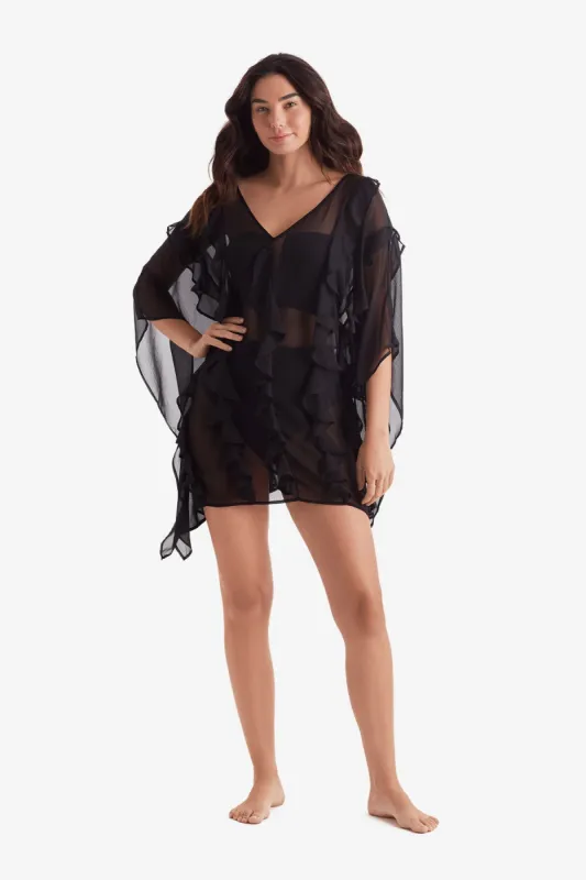 Breeze Poncho - Black sold by Longitude