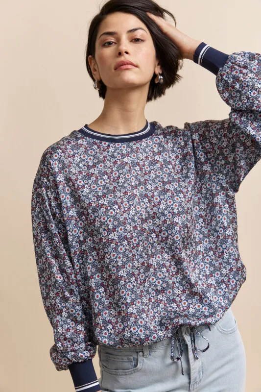 Oversized floral shirt sold by Tristan Style