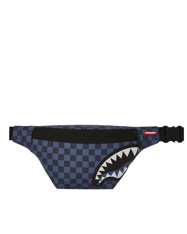 MIDNIGHT MAGIC SHARKS IN PARIS SAVVY CROSSBODY sold by Sprayground