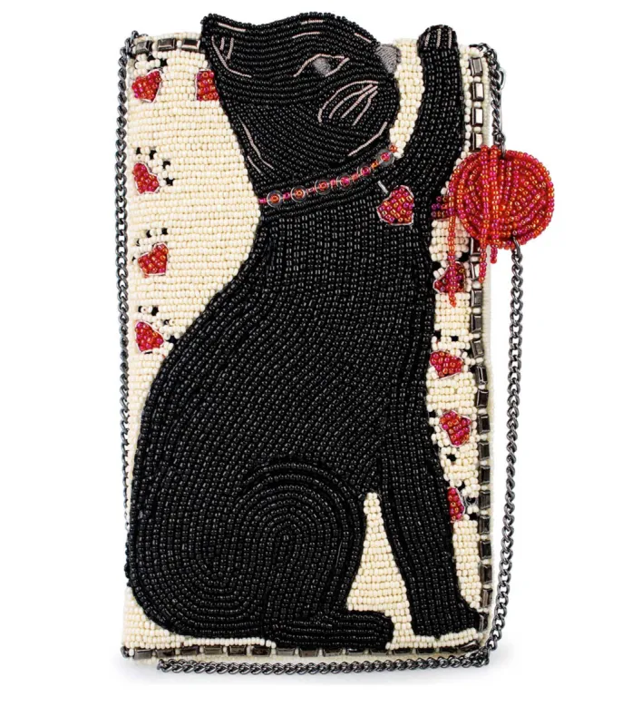 Mary Frances Purr-Suit Crossbody Phone Bag sold by Unique Vintage