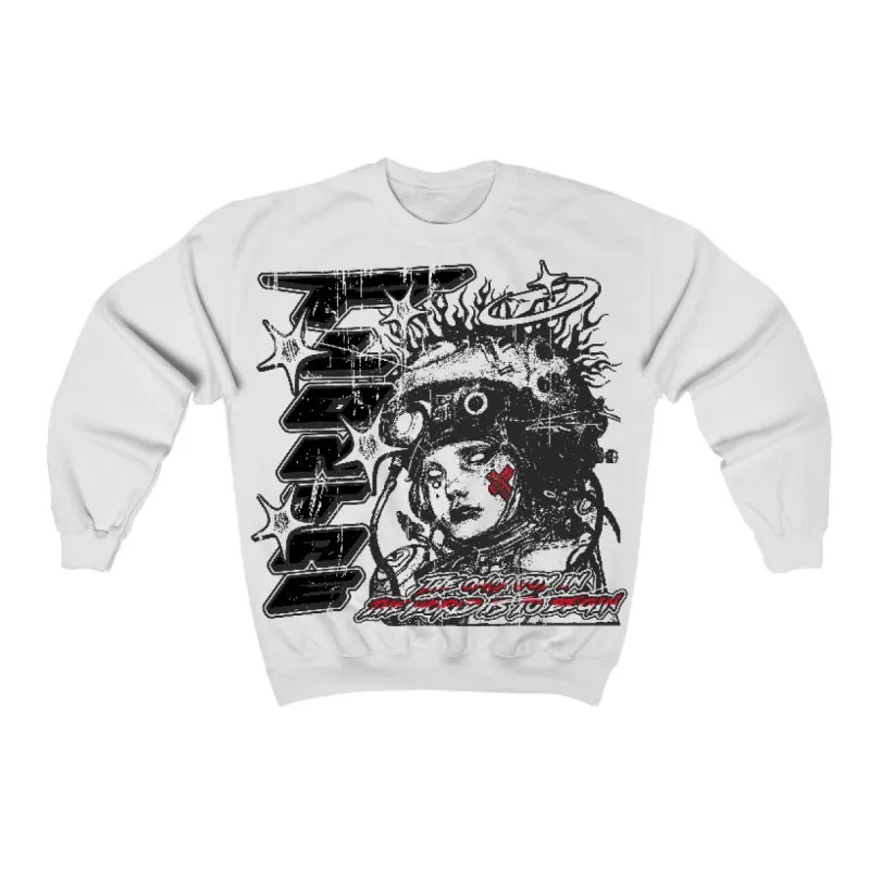 Flu Game 12s Flontae Crewneck Sweatshirt Self Aware Graphic sold by Flontae Clothing