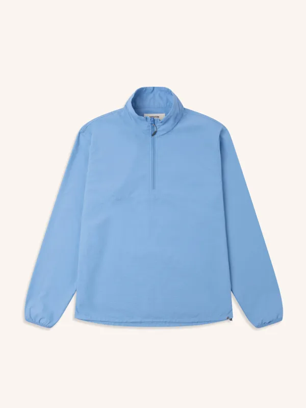 Aberfeldy Windbreaker in Powder Blue Nylon Ripstop sold by Kestin