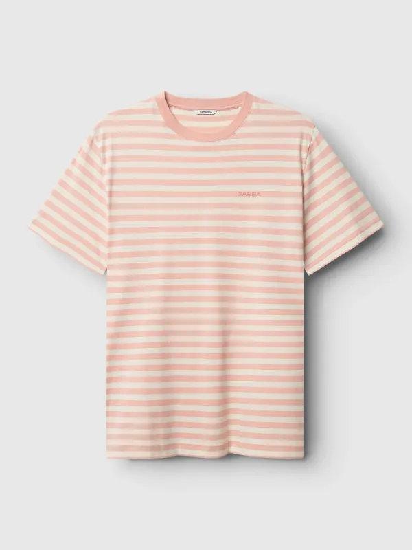 Dune Logo Stripes SS GOTS - Rose Stripes sold by Gabba