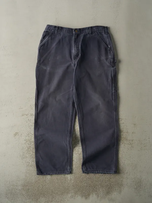Vintage Y2K Navy Blue Carhartt Carpenter Pants (36x30.5) sold by Rebalance Vintage