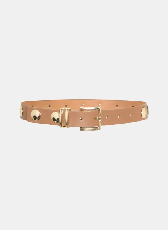 Studded Vegan Leather Belt sold by Melanie Lyne