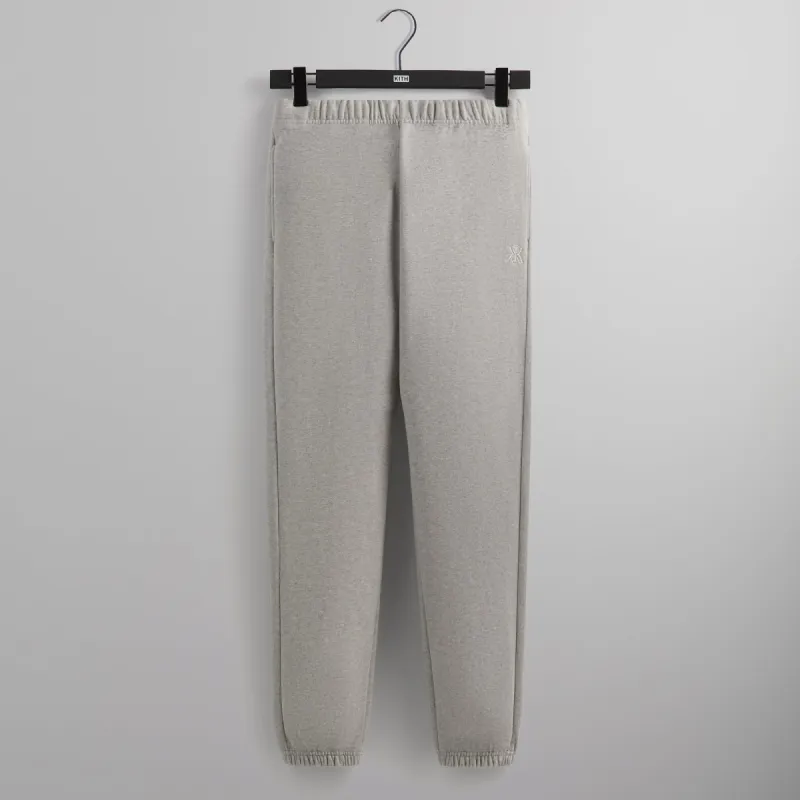 Kith Suede Fleece Nelson Sweatpant - Medium Heather Grey sold by Kith