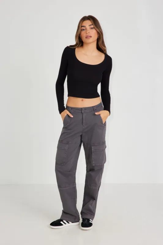 Remi Straight Cargo Pant sold by Garage