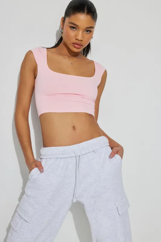 Square Neck Seamless Tee sold by Garage