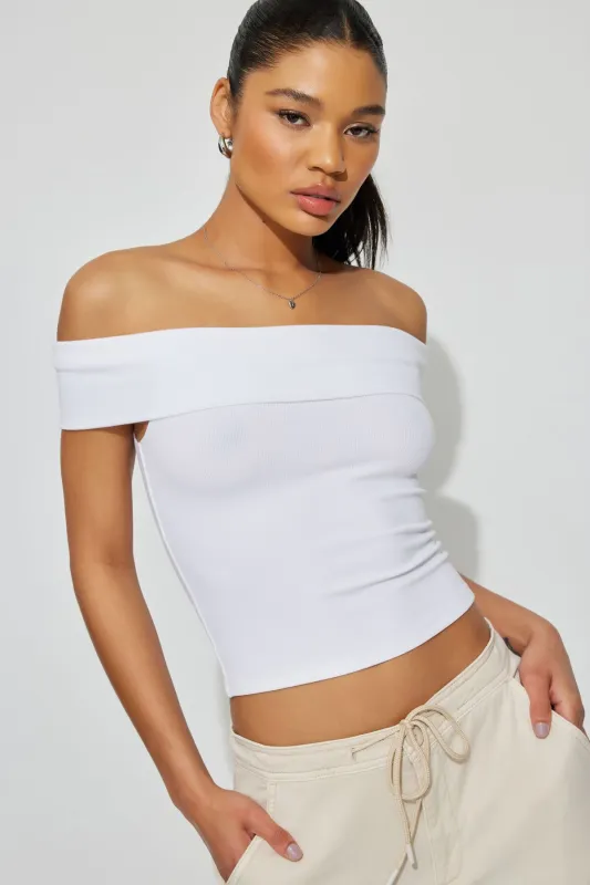 Off Shoulder Top sold by Garage