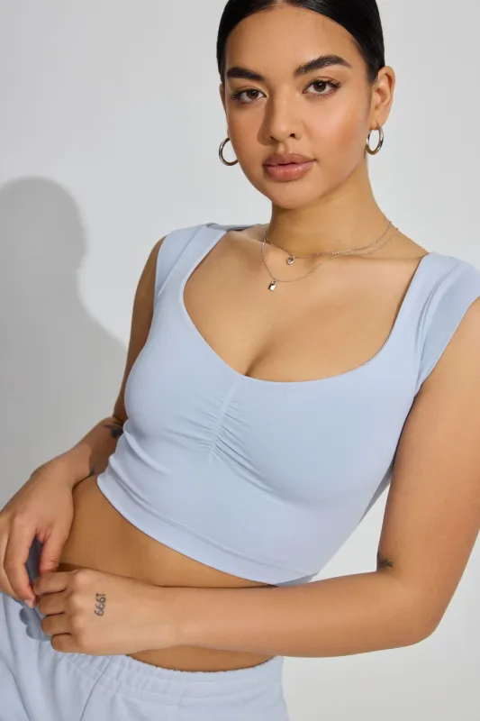Seamless Cap Sleeve Top sold by Garage