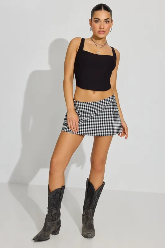Micro Mini Skort sold by Garage