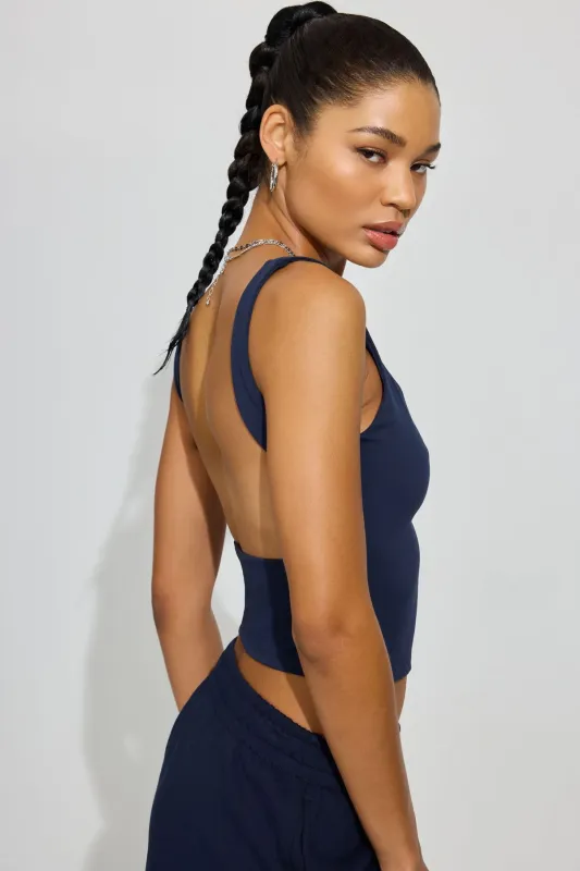 Open Back Tank Top sold by Garage