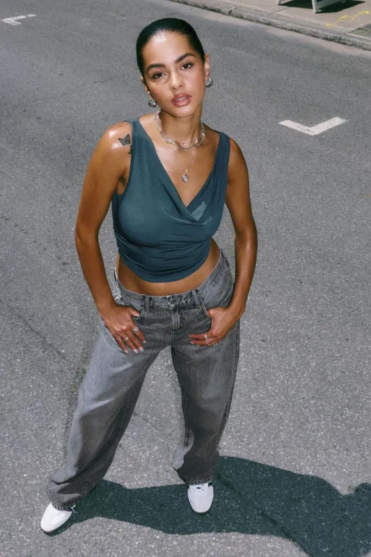 Low Rise Baggy Jeans sold by Garage