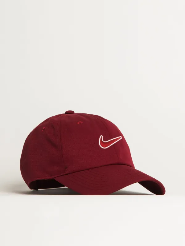 NIKE SLUB SWOOSH CAP - RED sold by Boathouse