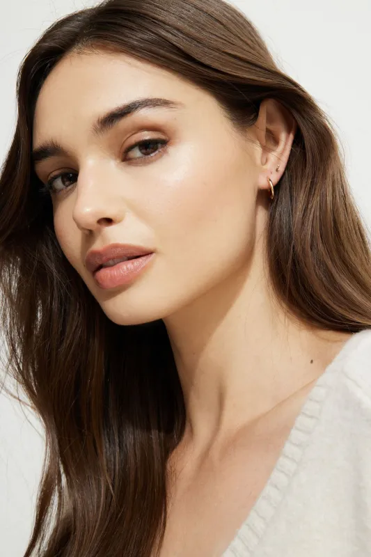 3-Pack Delicate Linear Hoop Earrings sold by Dynamite