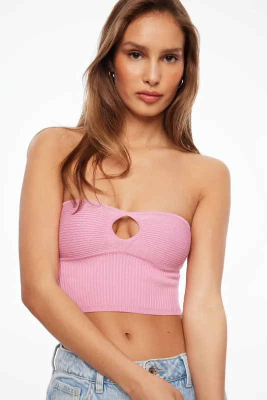Keyhole Tube Top sold by Dynamite