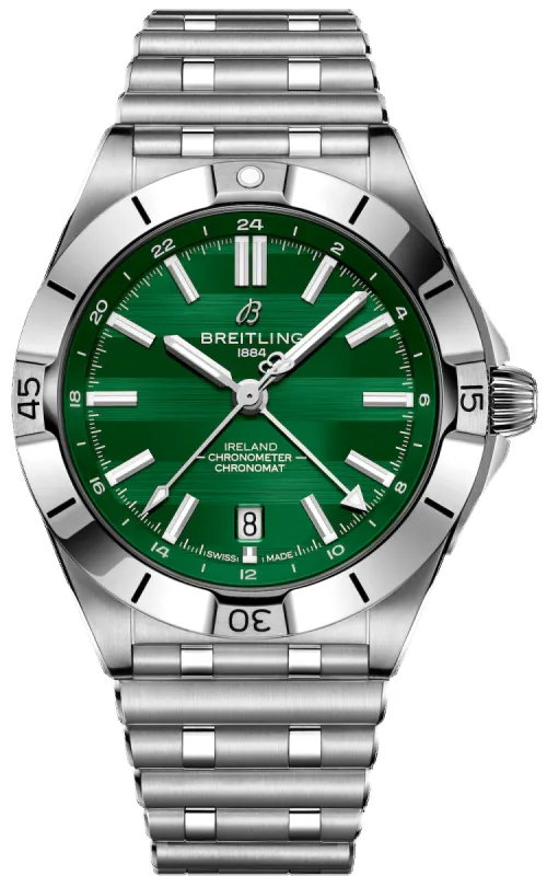 Breitling Chronomat Six Nations GMT 40 Ireland Watch sold by Jura Watches