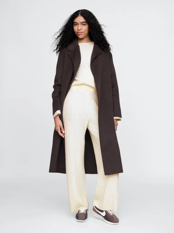 CashSoft Cable-Knit Sweater Pants sold by GAP